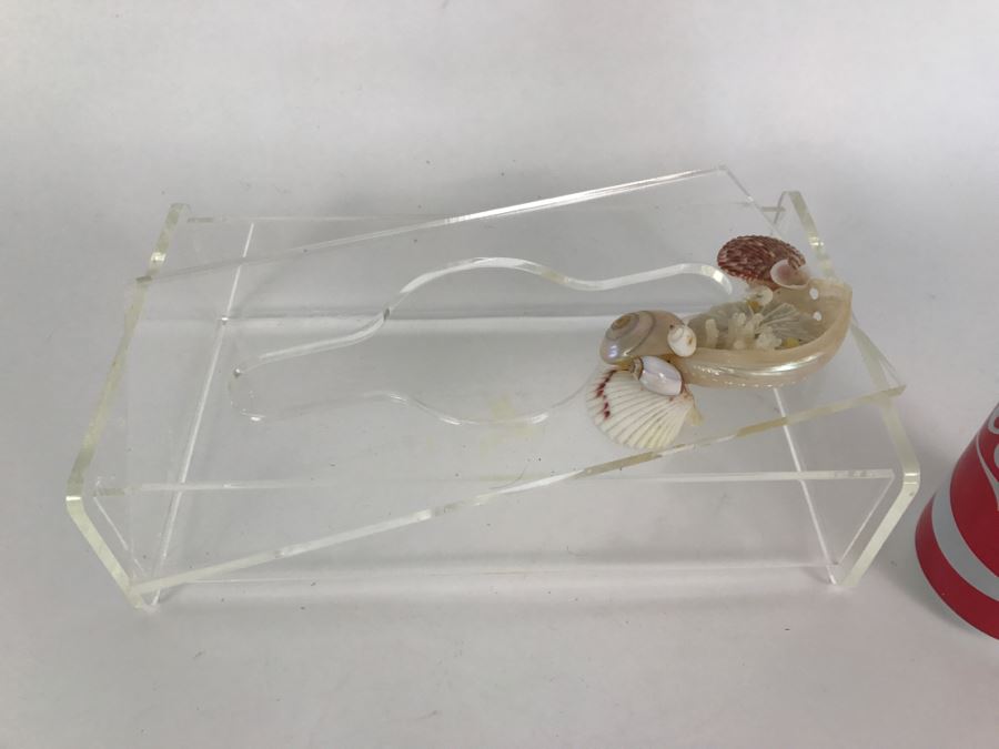 Craft Book, Lucite Tissue Box And Polynesian Stylized Bag [Photo 6]