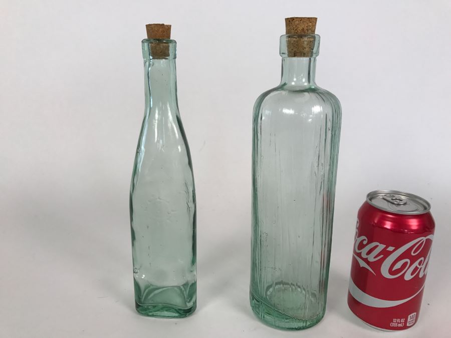 Pair Of Aquamarine Bottles [Photo 1]