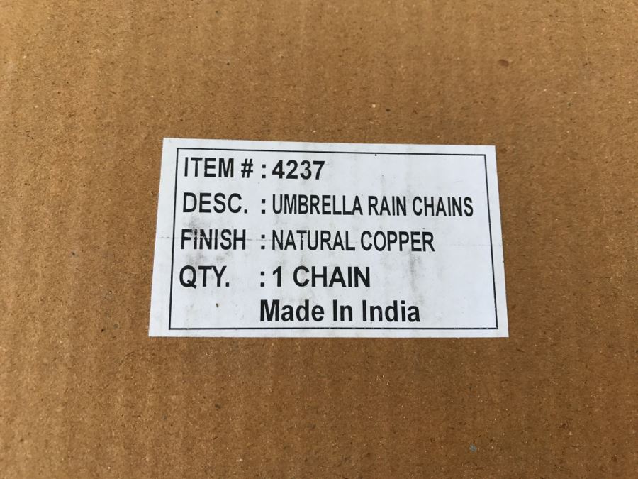 New Copper Umbrella Rain Chains [Photo 3]