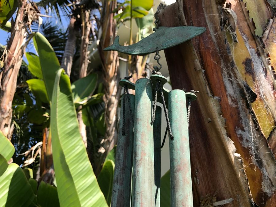 Whale Motif Copper Wind Chime [Photo 6]