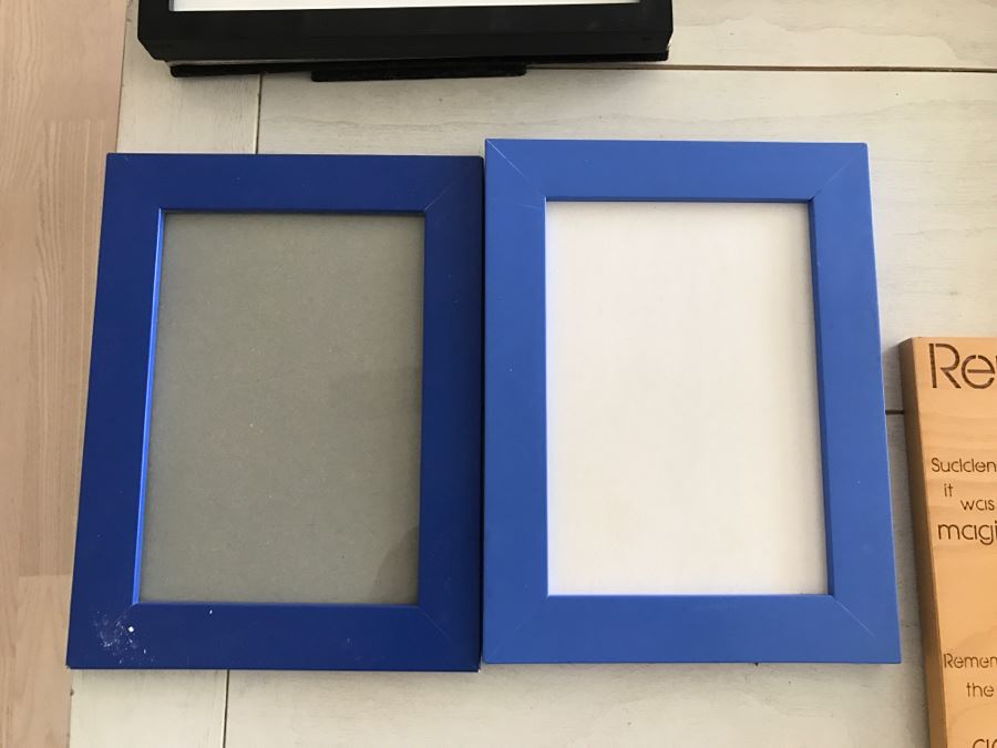 Large Picture Frame Lot - All Frames On Top Of Coffee Table [Photo 12]