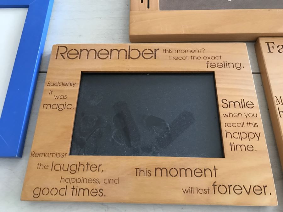 Large Picture Frame Lot - All Frames On Top Of Coffee Table [Photo 4]