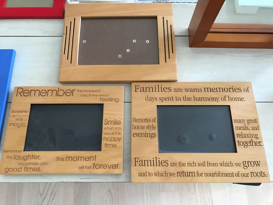 Large Picture Frame Lot - All Frames On Top Of Coffee Table [Photo 2]