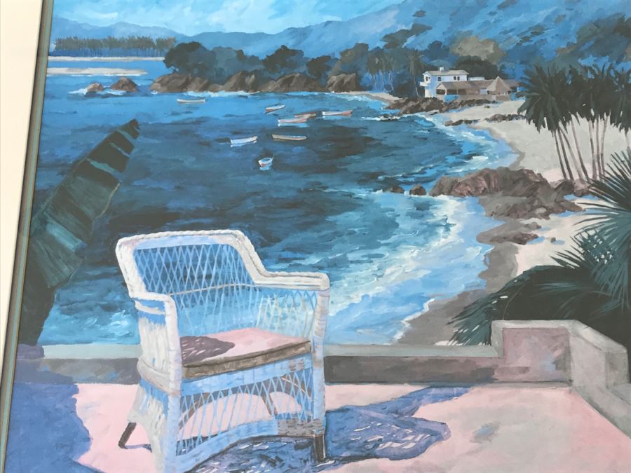 Framed Print Of Coastal Beach Scene [Photo 5]