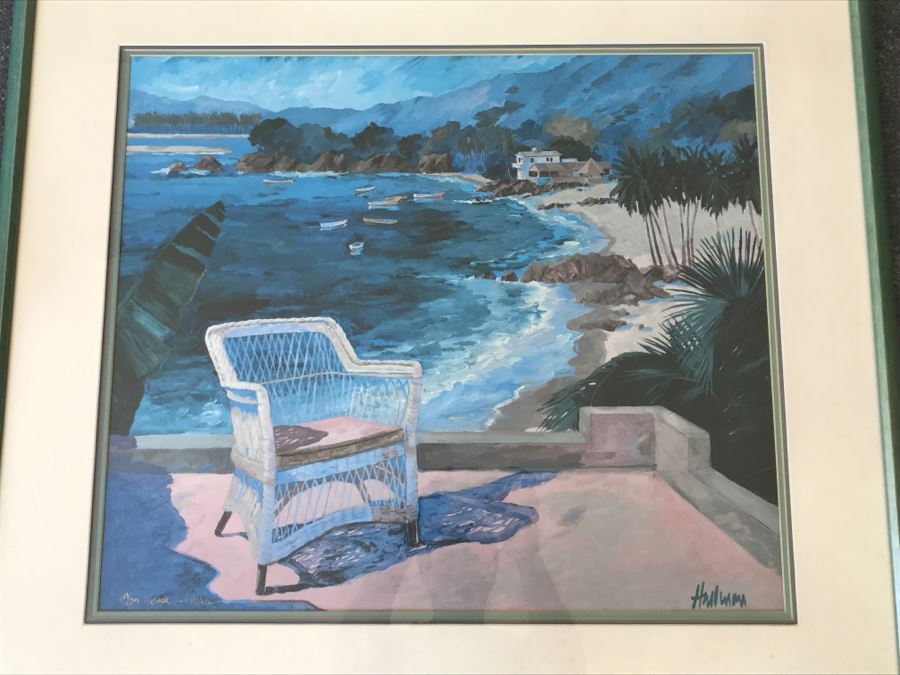 Framed Print Of Coastal Beach Scene [Photo 2]