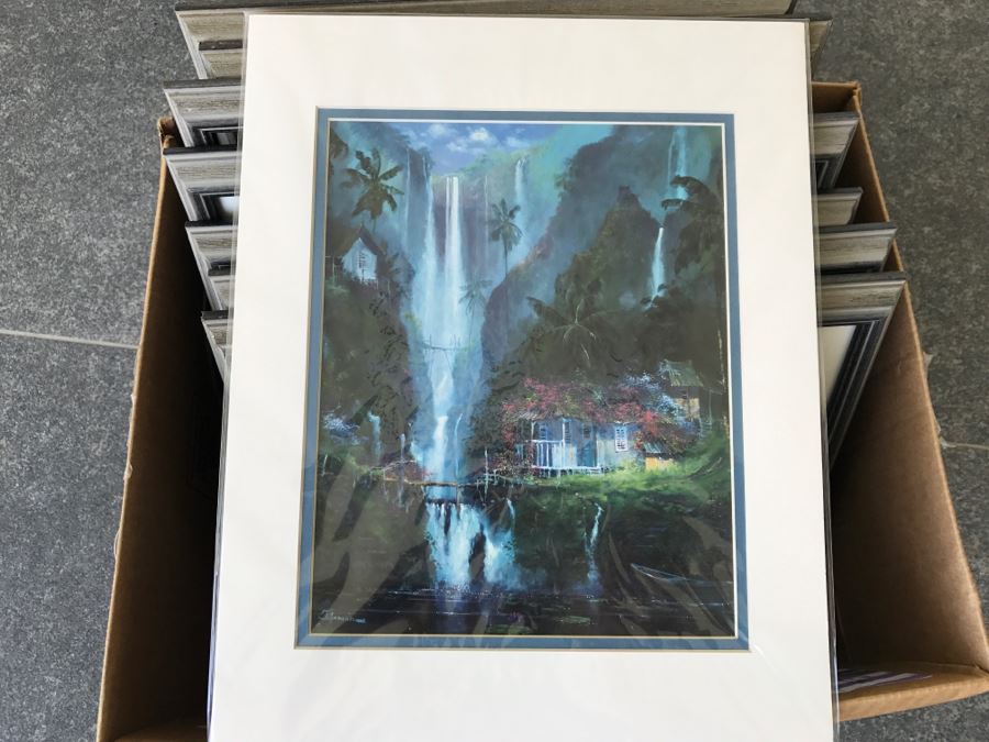 (7) Picture Frames (Photos Will Be Removed) And James Coleman Peaceful Rhythms Print [Photo 2]