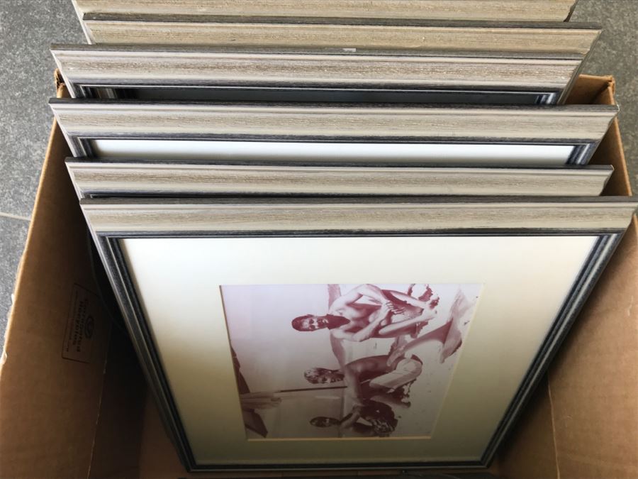 (7) Picture Frames (Photos Will Be Removed) And James Coleman Peaceful Rhythms Print [Photo 6]