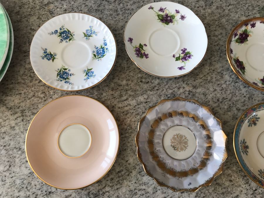 Stemware, Glasses, Saucers, Plates And Bowl Lot [Photo 11]