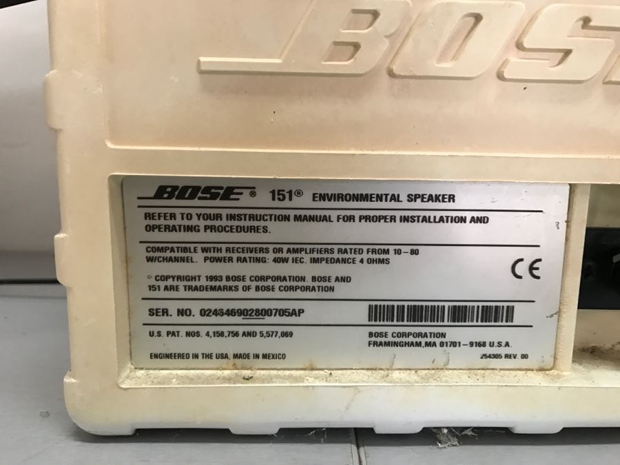 Pair Of BOSE 151 Environmental Speakers [Photo 3]