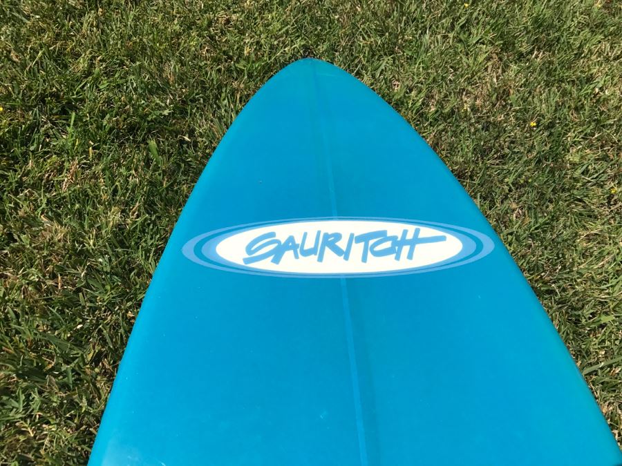 Vintage 1995 6'8' Greg Sauritch Custom Surfboard Mini-Gun Great Condition [Photo 6]