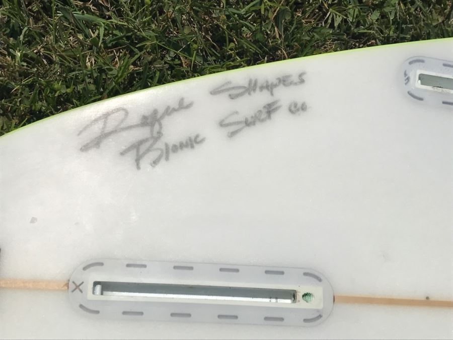 Rogue Shapes Bionic Surf Co Custom Surfboard 5'9' 18' 2 3/16' - Son's Board - He's A Competitive Surfer - No Fins [Photo 5]