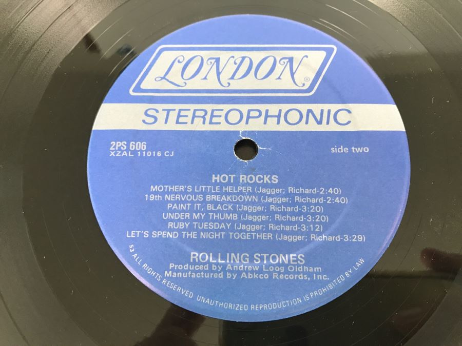 The Rolling Stones - Hot Rocks 1964-1971 - Vinyl Record Album - London Records 2PS 606/7 [Photo 8]