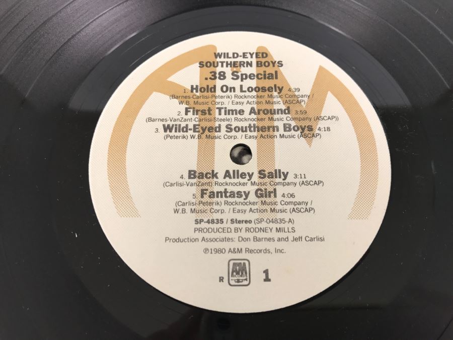 38 Special - Wild-Eyed Southern Boys - Vinyl Record Album - A&M Records SP-4835 [Photo 6]