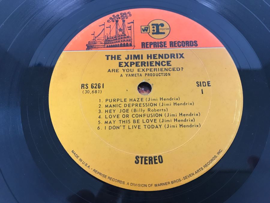 The Jimi Hendrix Experience - Are You Experienced - Vinyl Record Album - Reprise Records 6261 [Photo 4]