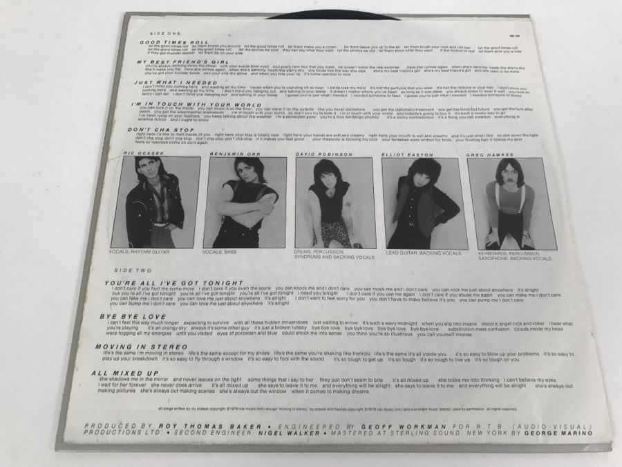 The Cars - The Cars - Vinyl Record Album - Elektra 6E-135 [Photo 4]