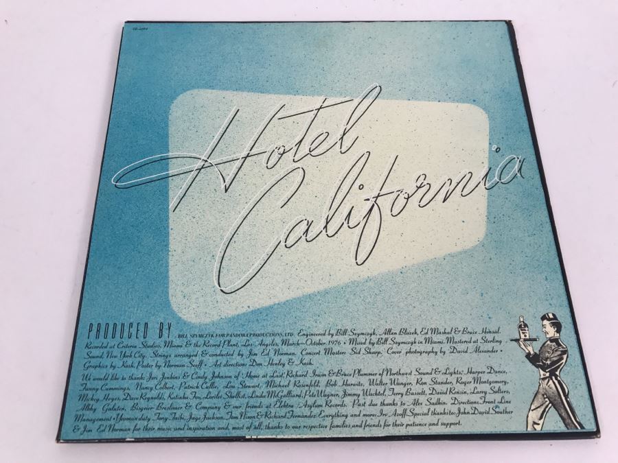Eagles - Hotel California - Vinyl Record Album - Asylum Records 7E-1084 [Photo 6]