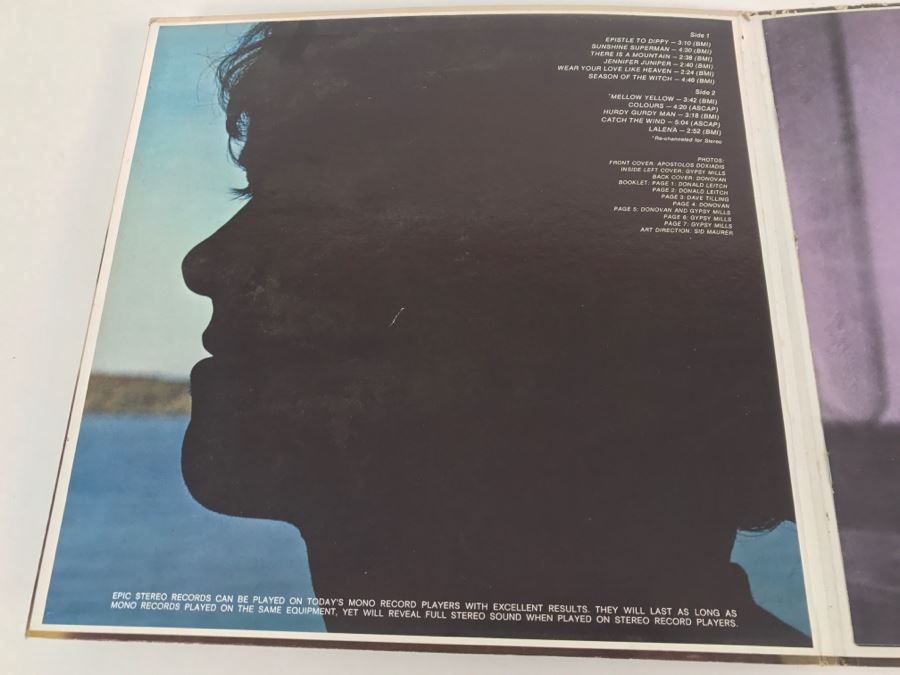 Donovan - Donovan's Greatest Hits - Vinyl Record Album - Epic PE 26439 [Photo 3]