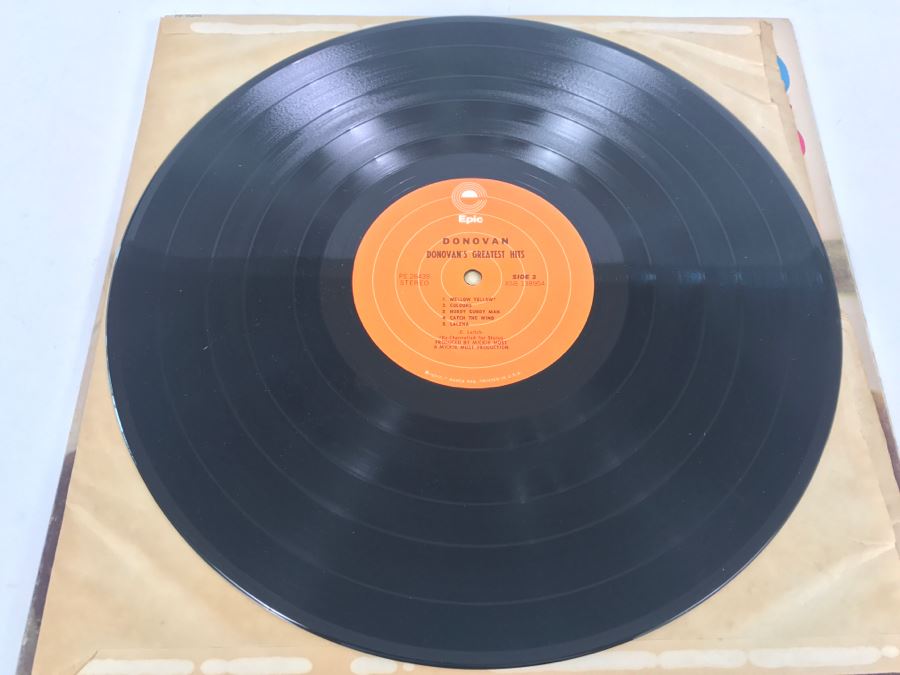 Donovan - Donovan's Greatest Hits - Vinyl Record Album - Epic PE 26439 [Photo 9]