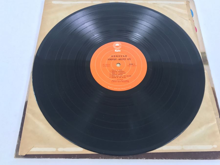 Donovan - Donovan's Greatest Hits - Vinyl Record Album - Epic PE 26439 [Photo 7]