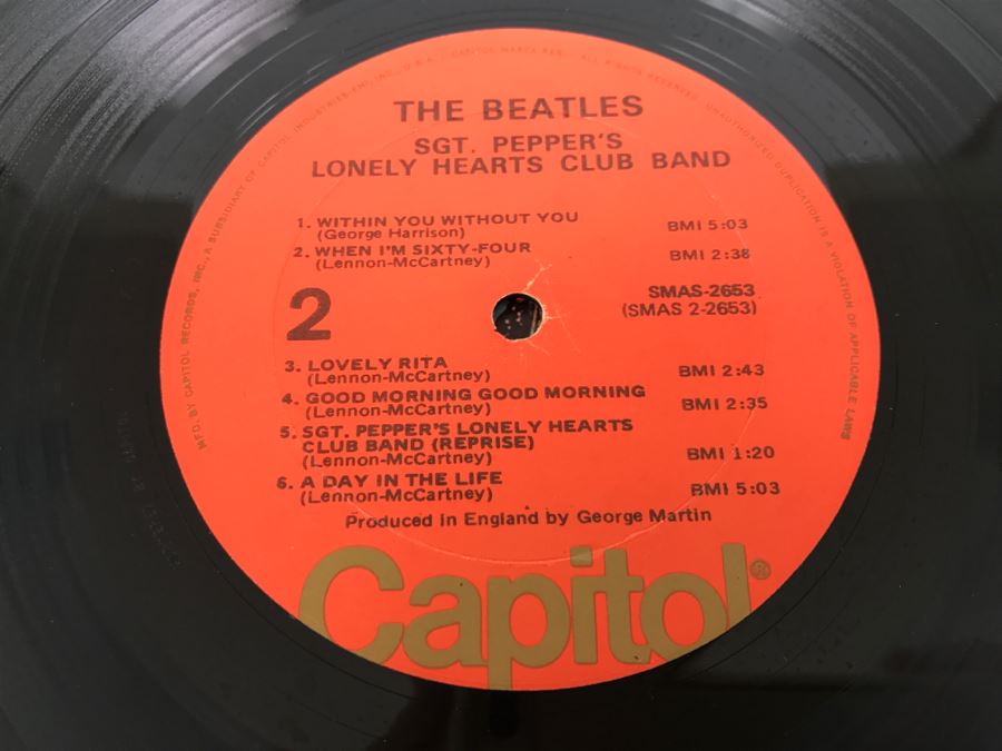 The Beatles - Sgt. Pepper's Lonely Hearts Club Band - Vinyl Record Album - Capitol Records SMAS 2653 [Photo 11]