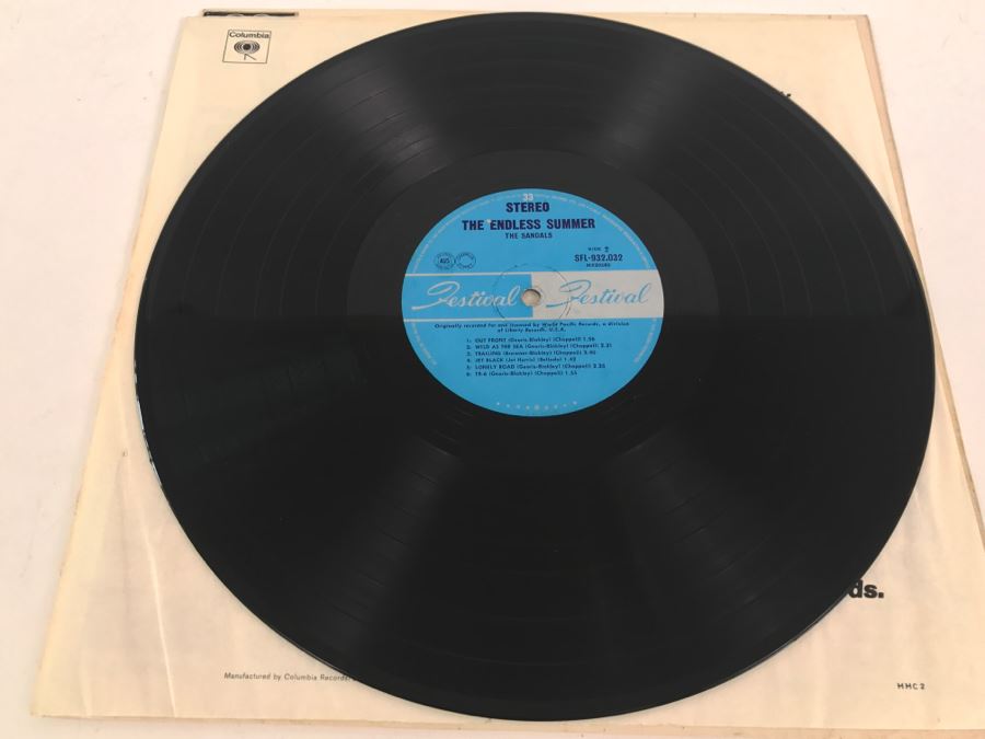 The Sandals - The Endless Summer - Vinyl Record Album - Festival Records SFL-932,032 [Photo 8]