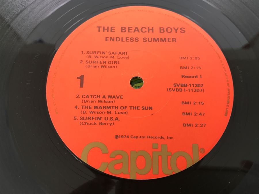 The Beach Boys - Endless Summer - Vinyl Record Album - Capitol Records SVBB-11307 [Photo 8]