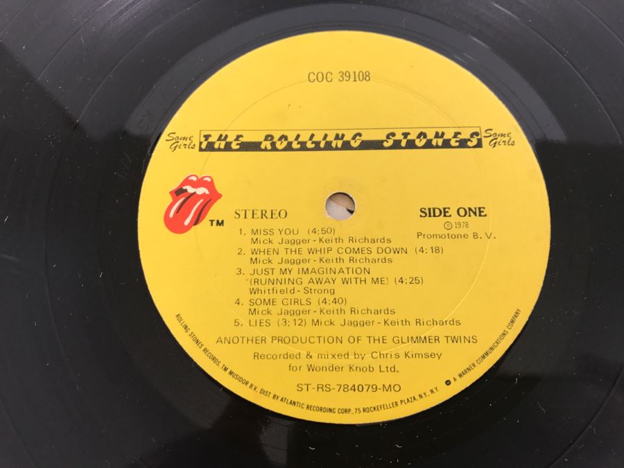 The Rolling Stones - Some Girls - Vinyl Record Album - Rolling Stones Records COC 39108 - Missing Inner Sleeve [Photo 4]