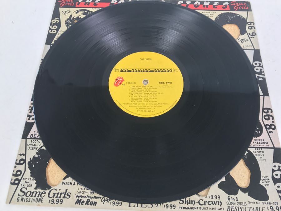 The Rolling Stones - Some Girls - Vinyl Record Album - Rolling Stones ...