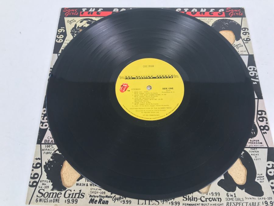 The Rolling Stones - Some Girls - Vinyl Record Album - Rolling Stones Records COC 39108 - Missing Inner Sleeve [Photo 3]