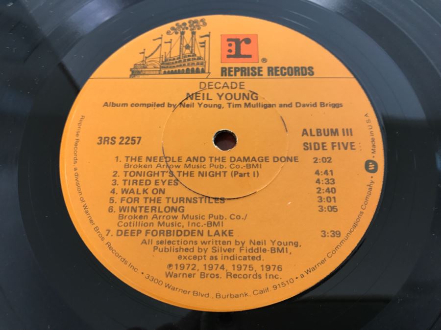 Neil Young - Decade - Vinyl Record Album - Reprise Records 3RS 2257 [Photo 15]