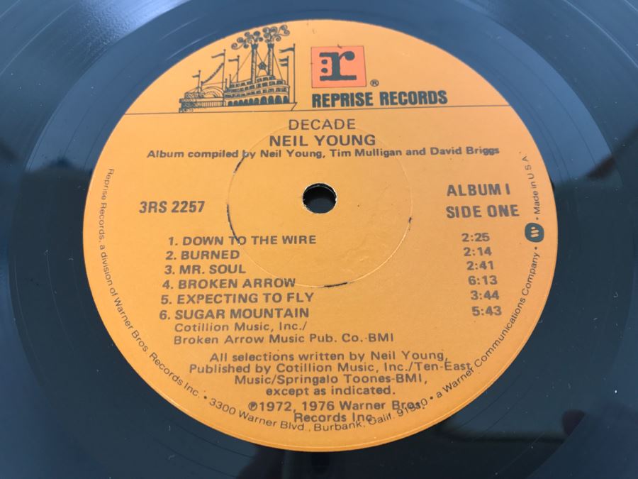 Neil Young - Decade - Vinyl Record Album - Reprise Records 3RS 2257 [Photo 17]