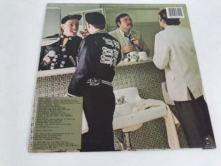 Cheap Trick - Heaven Tonight - Vinyl Record Album - Epic JE 35312 [Photo 2]