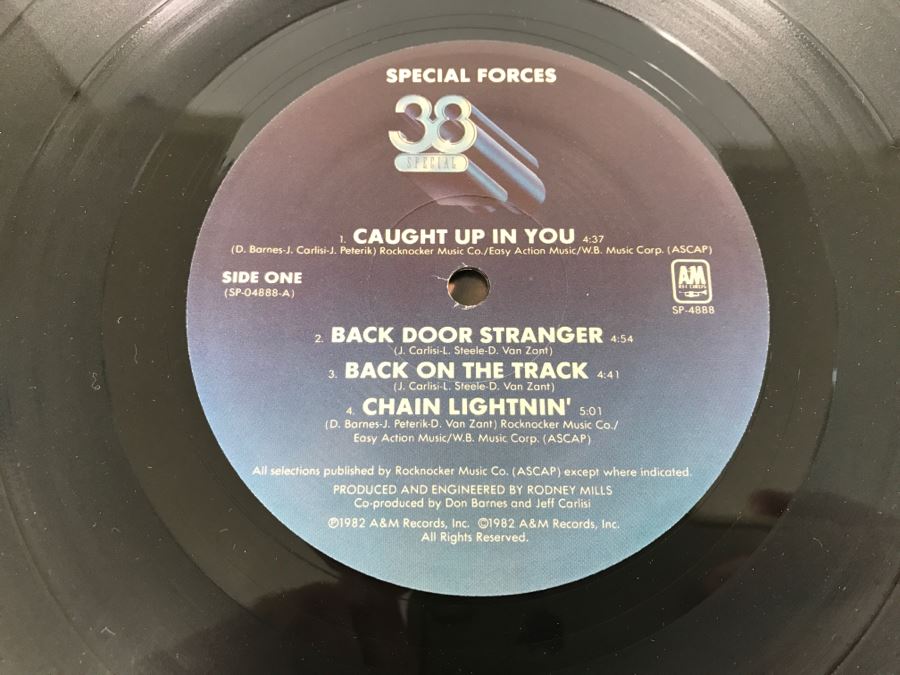 38 Special (2) - Special Forces - Vinyl Record Album - A&M Records SP - 4888 [Photo 6]