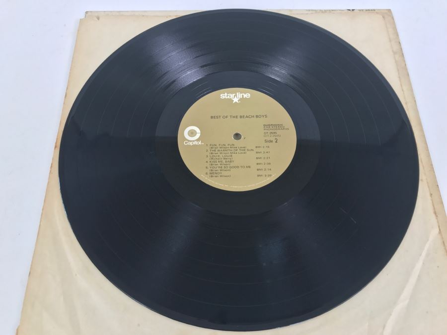 The Beach Boys - Best Of The Beach Boys - Vinyl Record Album - Capitol Records DT 2545 [Photo 5]