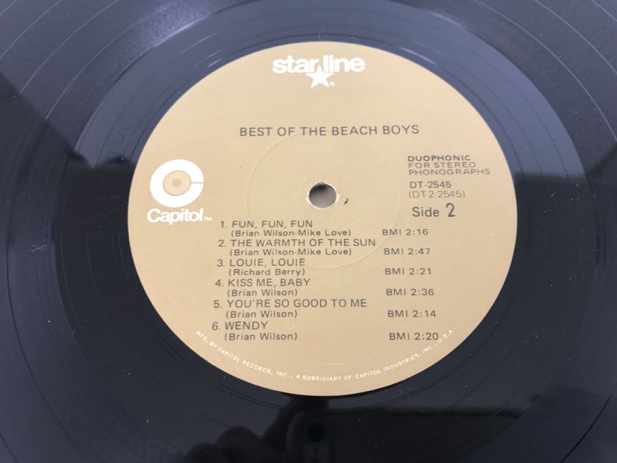 The Beach Boys - Best Of The Beach Boys - Vinyl Record Album - Capitol Records DT 2545 [Photo 6]