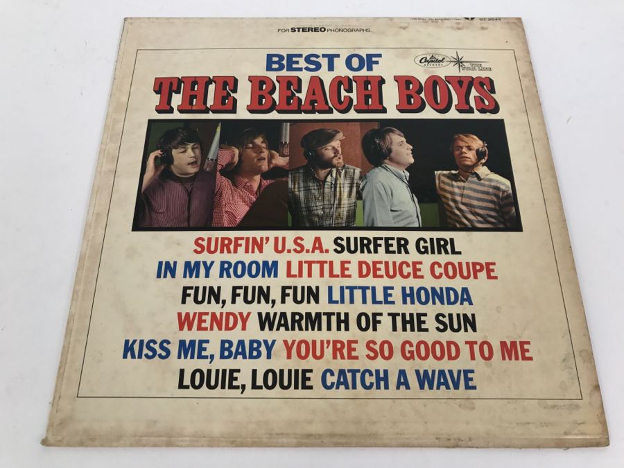 The Beach Boys - Best Of The Beach Boys - Vinyl Record Album - Capitol ...