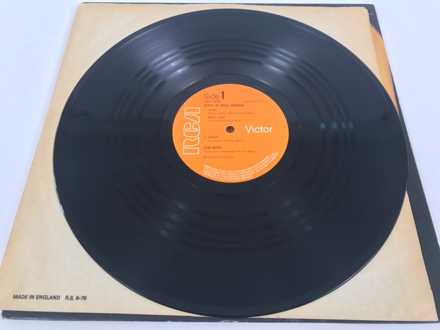 Lou Reed - Rock N Roll Animal - Vinyl Record Album - RCA Victor APL1-0472 [Photo 5]