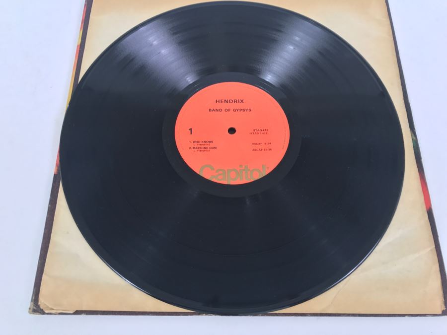 Jimi Hendrix - Band Of Gypsys - Vinyl Record Album - Capitol Records STAO-472 [Photo 6]
