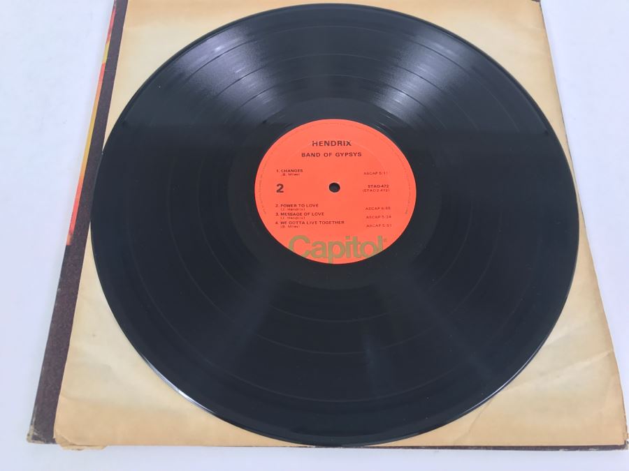 Jimi Hendrix - Band Of Gypsys - Vinyl Record Album - Capitol Records STAO-472 [Photo 8]