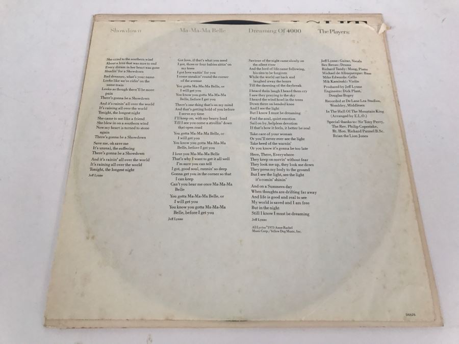 Electric Light Orchestra - On The Third Day - Vinyl Record Album - Jet Records JZ 35525 [Photo 4]