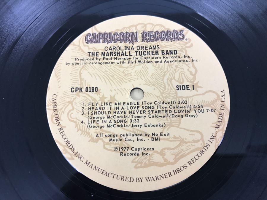 The Marshall Tucker Band - Carolina Dreams - Vinyl Record Album - Capricorn Records CPK 0180 [Photo 6]