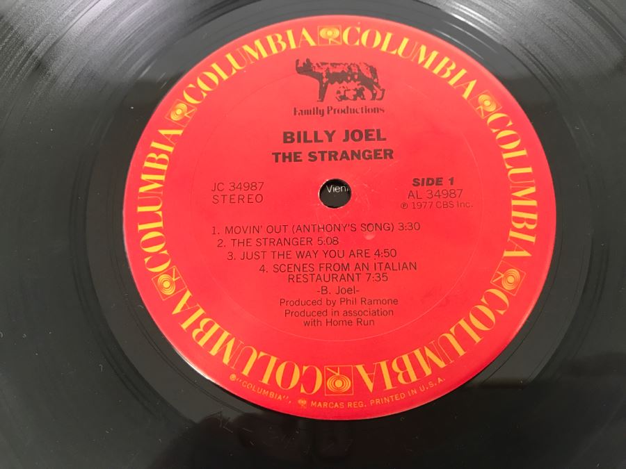 Billy Joel - The Stranger - Vinyl Record Album - Columbia JC 34987 [Photo 6]