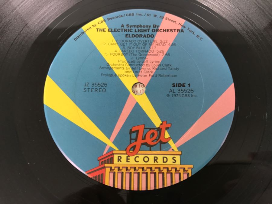 Electric Light Orchestra - Eldorado - A Symphony By The Electric Light Orchestra - Vinyl Record Album - Jet Records JZ 35526 [Photo 6]