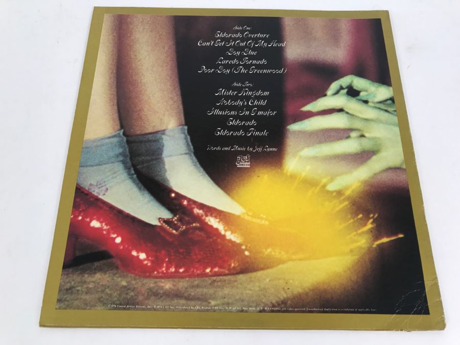 Electric Light Orchestra - Eldorado - A Symphony By The Electric Light Orchestra - Vinyl Record Album - Jet Records JZ 35526 [Photo 2]