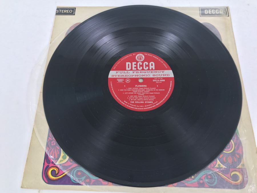 The Rolling Stones - Flowers - Vinyl Record Album - Decca SKLA 4888 [Photo 3]