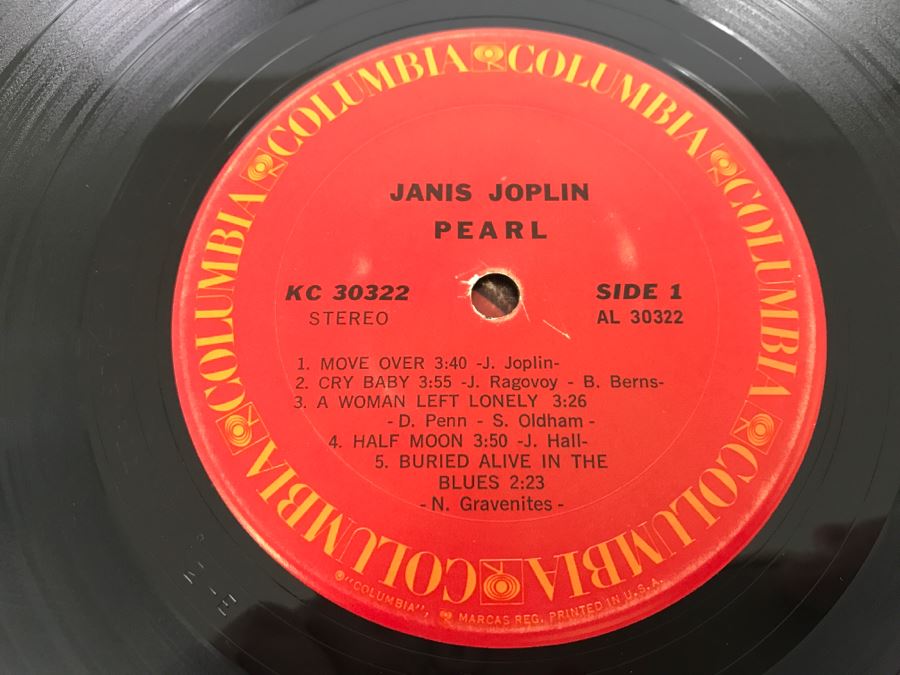 Janis Joplin - Pearl - Vinyl Record Album - CBS KC 30322 [Photo 4]