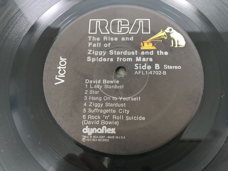 David Bowie - The Rise And Fall Of Ziggy Stardust And The Spiders From Mars - Vinyl Record Album - RCA Victor AFL1-4702 [Photo 8]