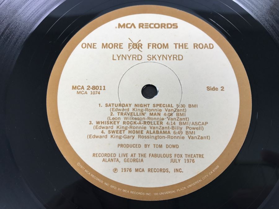 Lynyrd Skynyrd - One More From The Road - Vinyl Record Album - MCA Records MCA2-8011 [Photo 10]