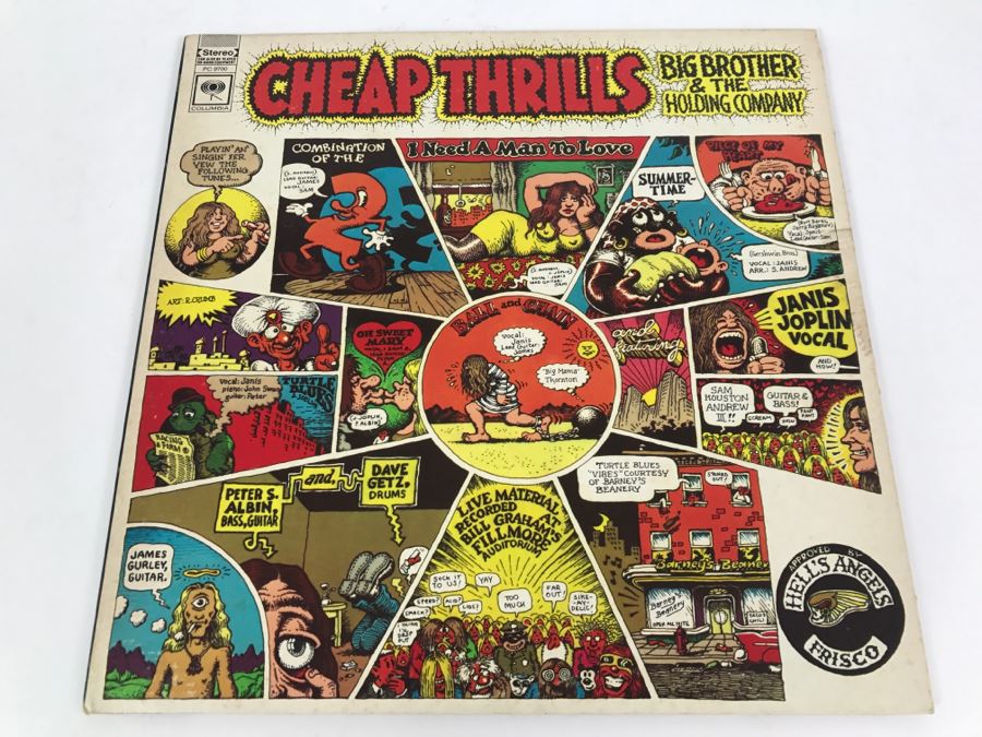 Big Brother & The Holding Company - Cheap Thrills - Vinyl Record Album - Columbia PC 9700