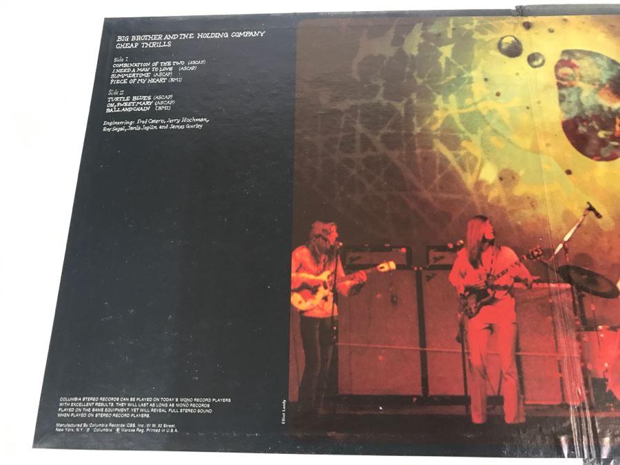 Big Brother & The Holding Company - Cheap Thrills - Vinyl Record Album - Columbia PC 9700 [Photo 4]